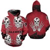 Atlanta Falcons Skull Graphic Hoodie For Halloween In 3D