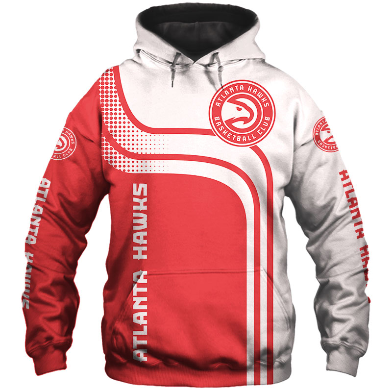 Atlanta Hawks 3D Zip Hoodie - Perfect Gift For Fans