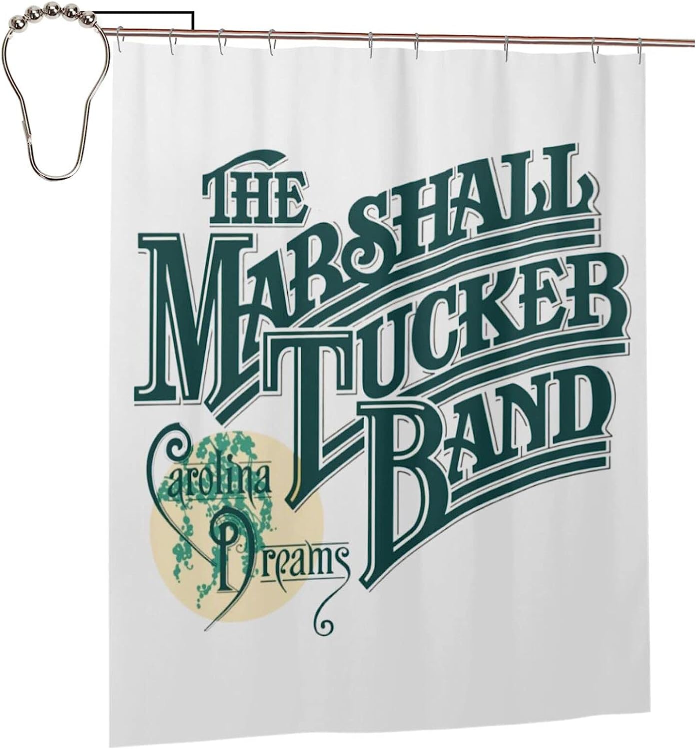 Attractive Durable Shower Curtain with Design by Tucker Marshalls
