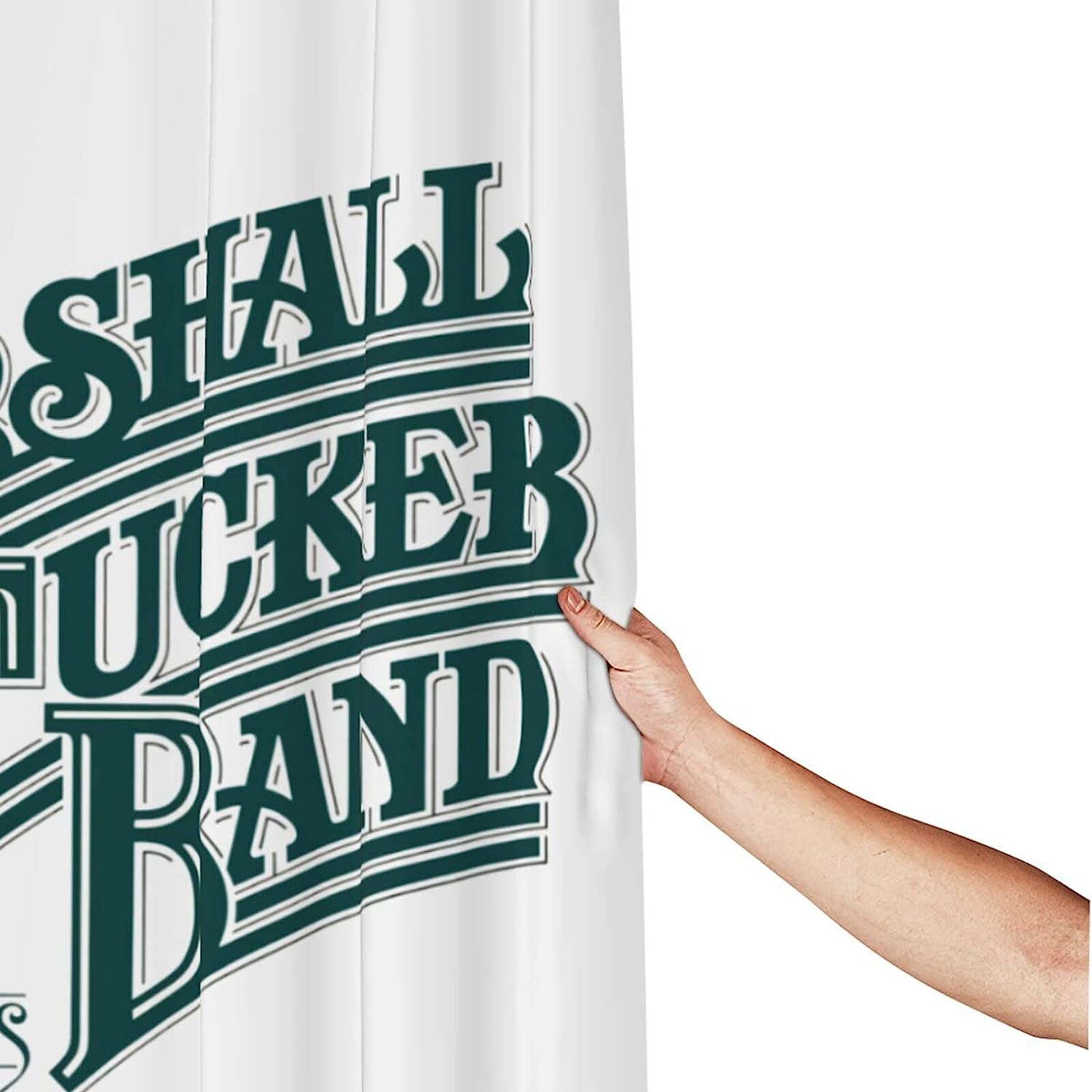 Attractive Durable Shower Curtain with Design by Tucker Marshalls