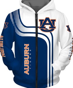 Auburn Tigers All Over Print Pullover And Zip Up Hoodie Gifts For Fans
