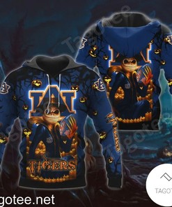 Auburn Tigers Jack Skellington Halloween 3D Hoodie - Unique Apparel For Fans