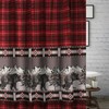 Authentically Rustic Timberline Shower Curtain for Your Mountain Cabin Bathroom