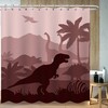 Autumn Elk Shower Curtain With 3D Nature Print For Bathroom Decor