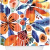 Azafran Shower Curtain In Orange By Cayenablanca - Add A Pop Of Color To Your Bathroom