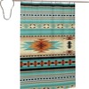 Aztec Navajo Print Shower Curtain - Southwestern Bathroom Decor