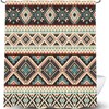 Aztec Shower Curtain, Southwestern Tribal Western Boho Vintage Bathroom Accessory