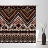 Aztec Shower Curtain With A Retro Southwestern Tribal Theme
