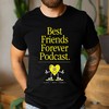 BFFs Heart Podcast Graphic Tee - Ideal Gift for Best Friends Forever
