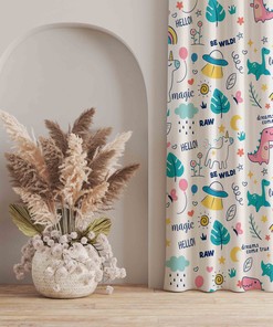 Baby Dinosaur Kids Room Curtain Set