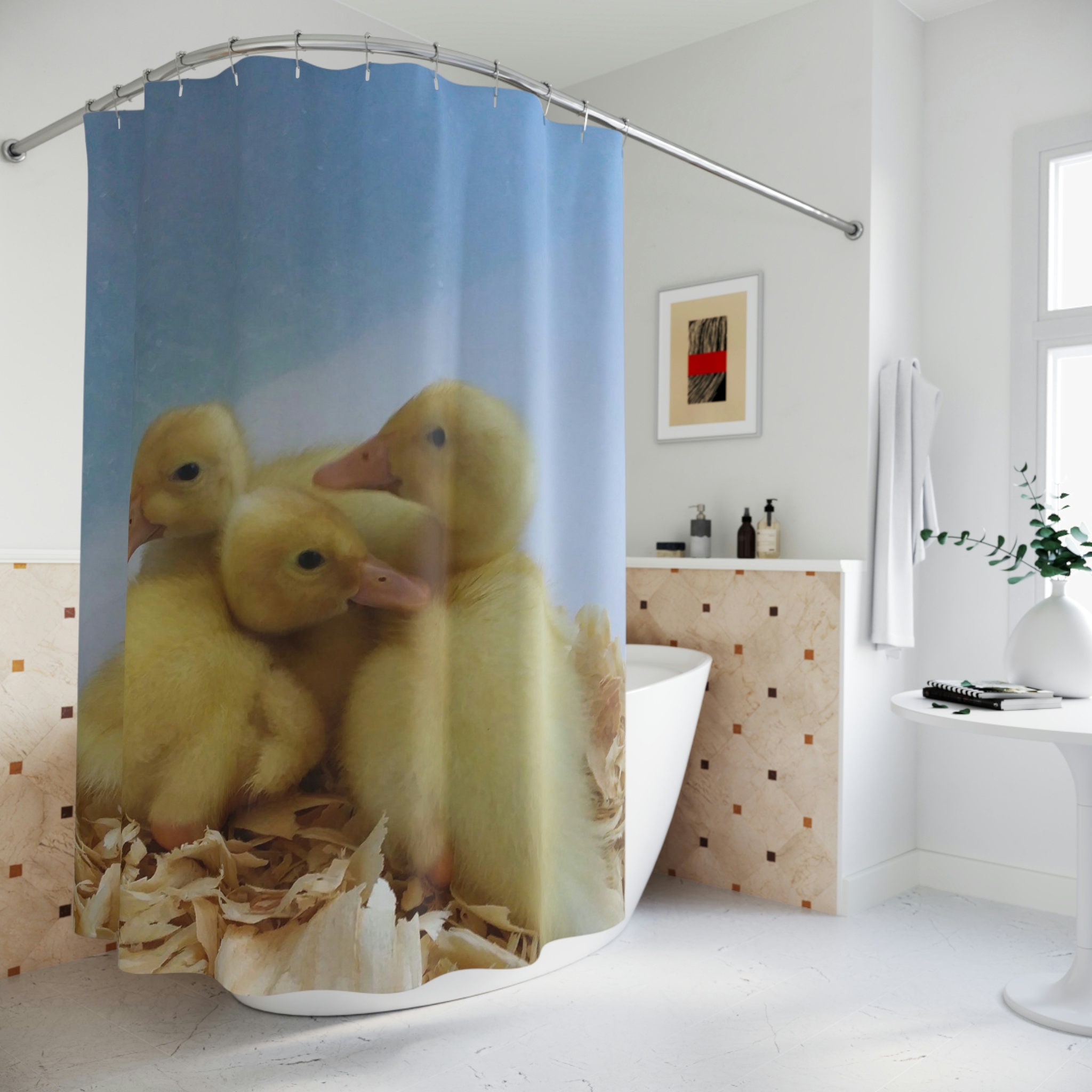 Baby Duck Shower Curtain - Image 3