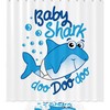 Baby Shark Waterproof Fabric Shower Curtain