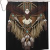 Bald Eagle Native American Mandala Shower Curtain For Bathroom Decor