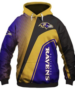 Baltimore Ravens All Over Print Hoodie Zip Hoodie Gifts For Fans