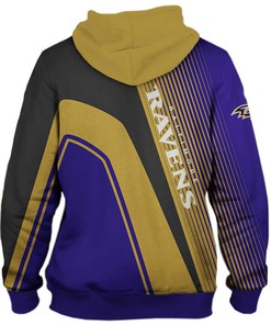 Baltimore Ravens All Over Print Hoodie Zip Hoodie Gifts For Fans