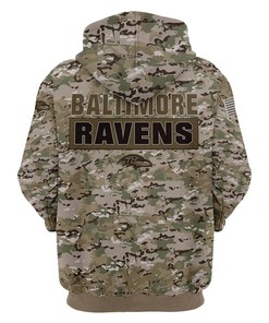 Baltimore Ravens Camo All Over Print Hoodie Gifts For Fans