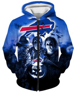Baltimore Ravens Hoodie 3D Halloween Horror Night Graphic Gifts For Fans