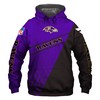 Baltimore Ravens Hoodie 3D Zip Hoodie Fan Gift