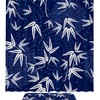 Bamboo And Blue Background Shower Curtain For Bathroom