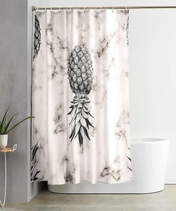 Bamboo Forest Shower Curtain Blue Water Background Fabric Bathroom Curtain Waterproof Bath Decor