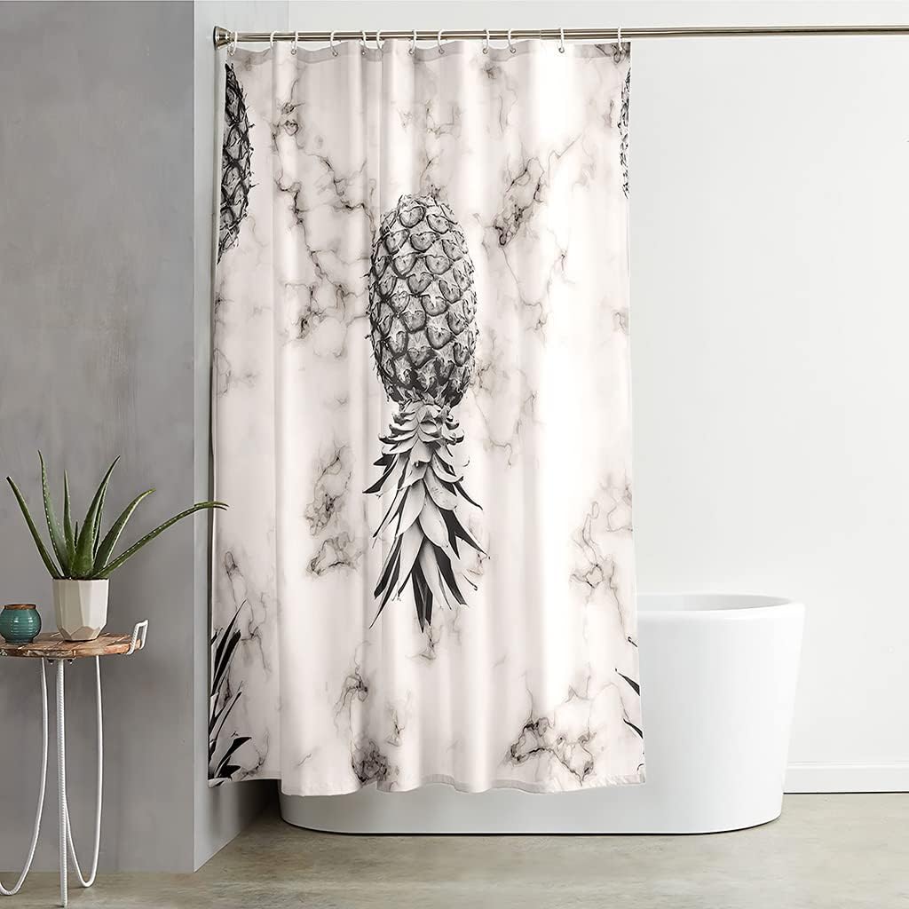 Bamboo Forest Shower Curtain Blue Water Background Fabric Bathroom Curtain Waterproof Bath Decor