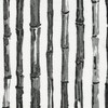Bamboo Stripe Ink Nature Print Shower Curtain In Color, Featuring A Lovely Design