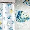 Barbados Destination Shower Curtain With Underwater Charm