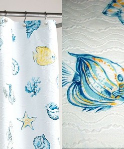 Barbados Destination Shower Curtain With Underwater Charm