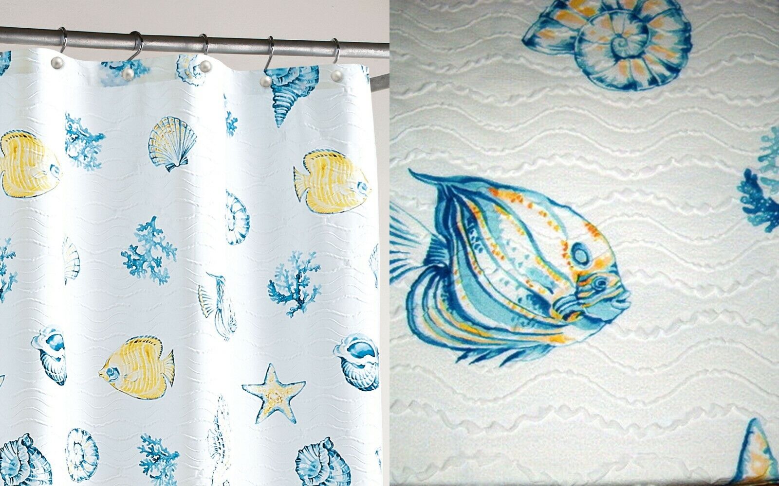 Barbados Destination Shower Curtain With Underwater Charm