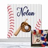 Baseball Party Backdrops Photo Background Vinyl Shower Curtain- Kids Birthday Decoration