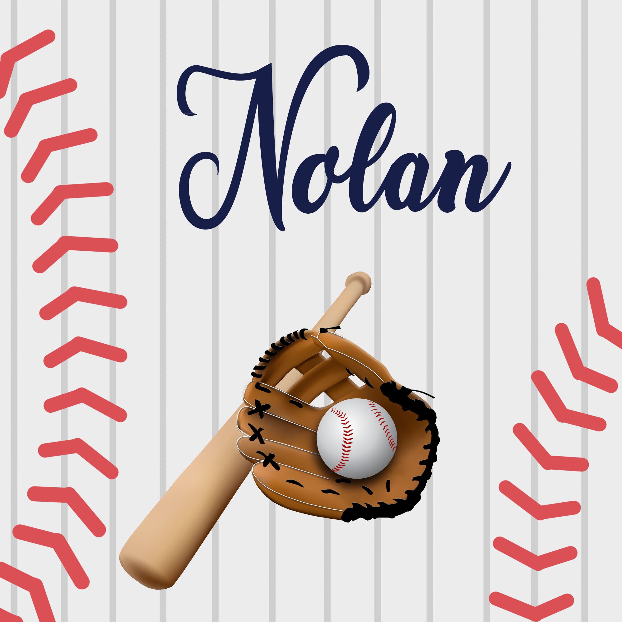 Baseball Party Backdrops Photo Background Vinyl Shower Curtain- Kids Birthday Decoration - Image 3