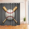 Baseball Sports Shower Curtain