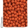 Baseball Stripes Shower Curtain For A Sporty Bathroom Decor