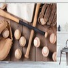 Baseball Themed Bathroom Shower Curtain With Tacos, Balls, And Gloves Print