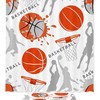 Basketball Pattern Shower Curtain For Bathroom Decorr