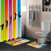 Basketball Player Dunk Bathroom Restroom Shower Curtains