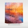 Basketball Print Athlete Dunk Style Fabric Shower Curtain