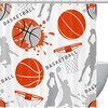 Basketball Sports Shower Curtain For Bathroom Decor