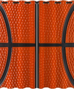Basketball Stadium with Golden Confetti Shower Curtain, perfect for Sport Lovers' Bathroom 