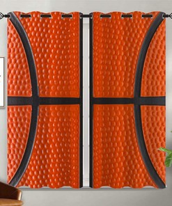 Basketball Stadium with Golden Confetti Shower Curtain, perfect for Sport Lovers' Bathroom
