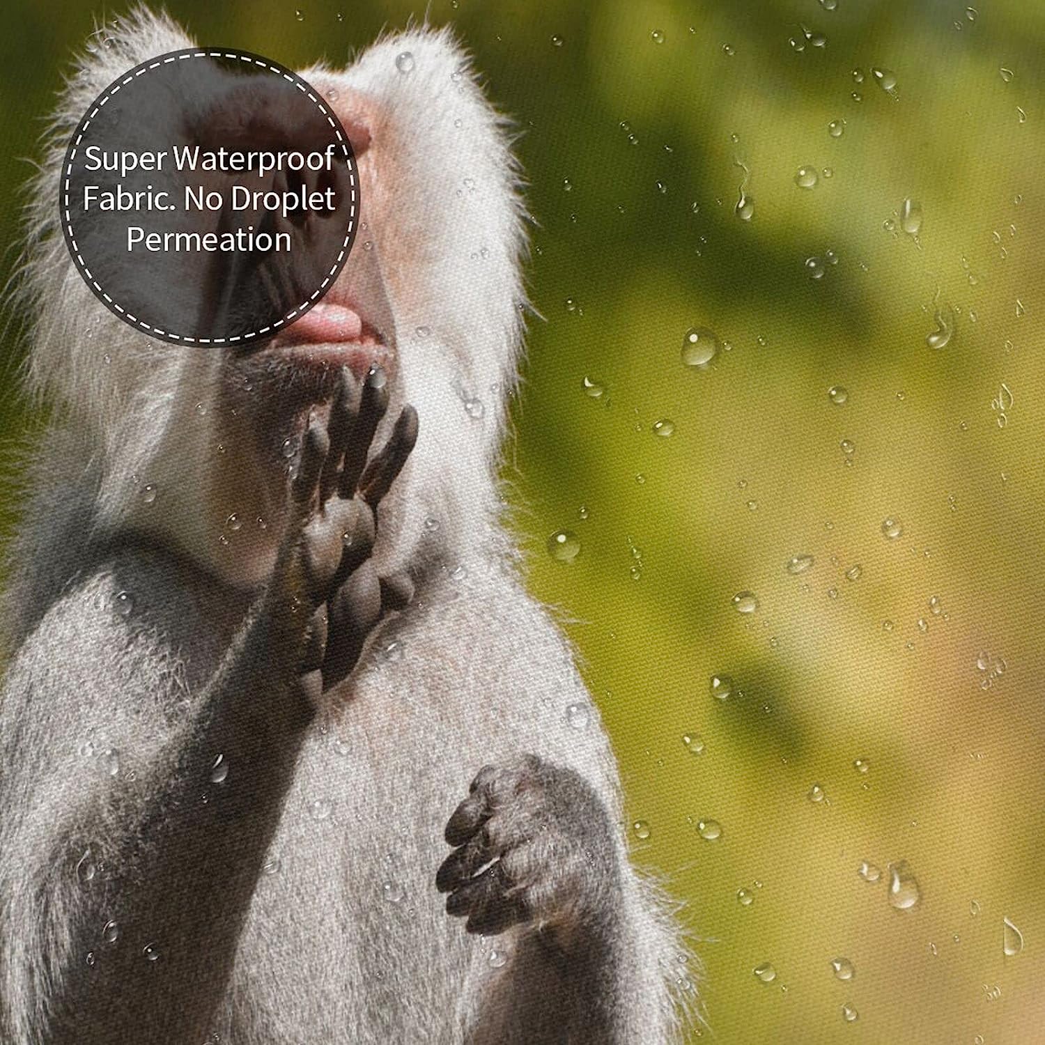 Bathing Baboon Monkey Shower Curtain - A Playful Twist In Your Bathroom