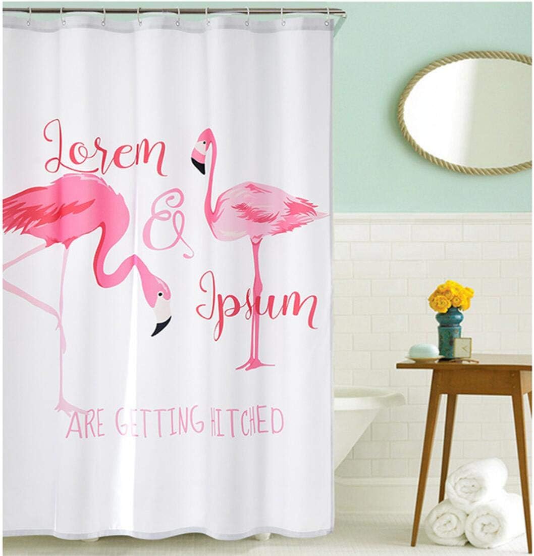 Bathing Flamingo Shower Curtain - Fun And Whimsical Bathroom Decor