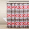 Bathroom Decor With Geometric Design Shower Curtain Made Of 100% Royal Material For Bathrooms