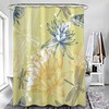 Bathroom Shower Curtain Dragonfly Lotus Chart Brand