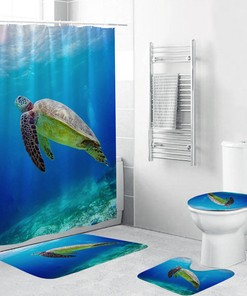 Bathroom Shower Curtain Mats Set for a Coordinated and Stylish Bathroom