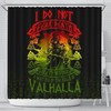 Bathroom/Laundry Shower Curtain with Warrior Valhalla Norse Vikings Pattern, 3D Print Waterproof, Best Gift Choice