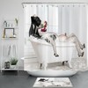 Bathtub Bubble Bath Shower Curtain - Farmhouse Bathroom Decor With Cute Design