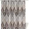 Bay Leaf Palm Leaves Seamless Style Spring Botanical Fabric Shower Curtain
