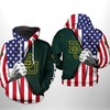 Baylor Bears Us Flag 3D Hoodie - Trendy Apparel For Fans