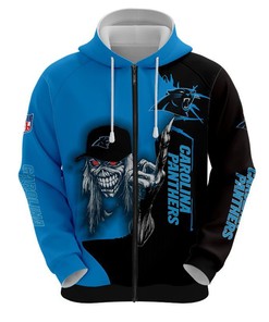 Be The Coolest With This Ultra Carolina Panthers Death Graphic Hoodie - Perfect Gift For Halloween